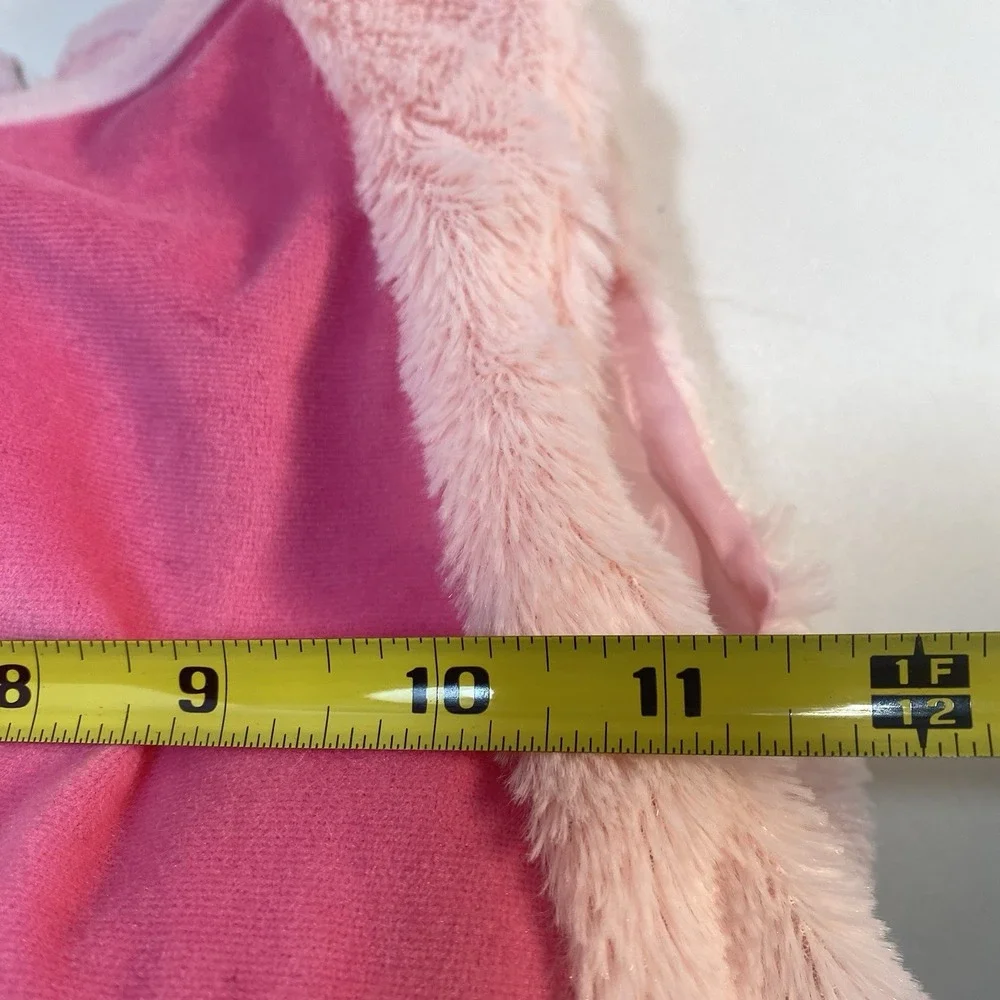 Target Flamingo Costume Infant 0-6M Pink Plush Faux Fur 3 Piece Set - Picture 9 of 13